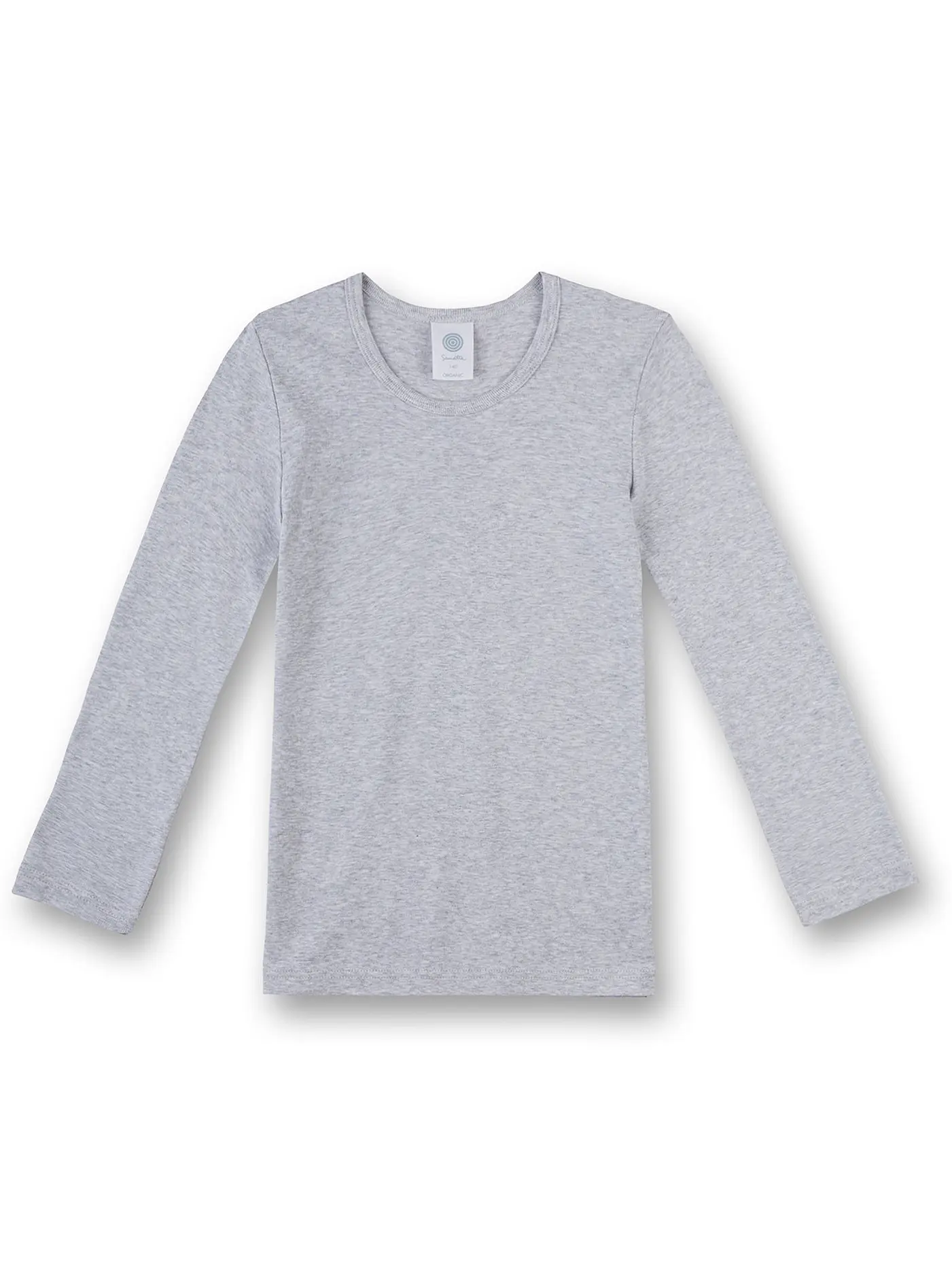 SANETTA | Mädchen Langarmshirt Casual Cotton Grau | 